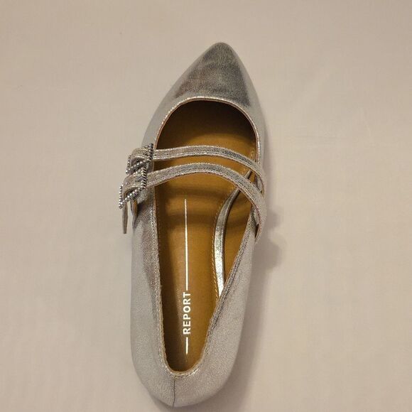 BRAND NEW REPORT DOUBLE STRAP POINTED TOE WOMEN'S FLAT - Picture 6 of 15